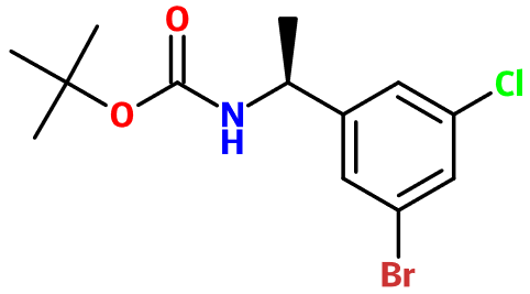 MC021488 (1S)-N-Boc-1-(3-Bromo-5-chlorophenyl)ethanamine